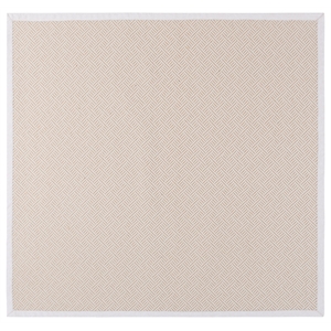 Safavieh Natural Fiber 6'-0&quot x 6'-0&quot Polypropylene PowerLoomedRuginNatural/Ivory
