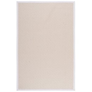 Safavieh Natural Fiber 9'-0&quot x 12'-0&quot PolypropylenePowerLoomedRuginNatural/Ivory