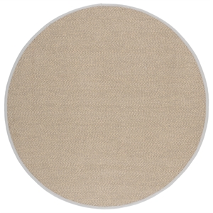 Safavieh NapaFauxSisal 100 6'-0&quotx6'-0&quotPolypropylenePowerLoomedRuginNatural/Ivory