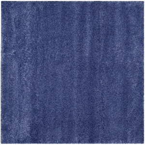 Safavieh Shag 9'-0&quot x 9'-0&quot Polypropylene Power Loomed Rug in Lavender