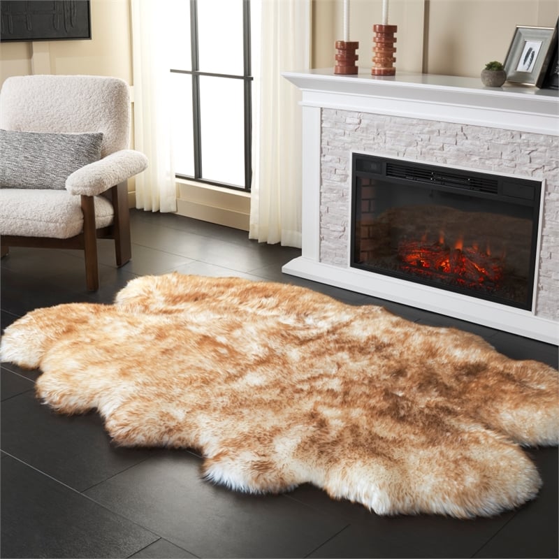 Safavieh Sheep Skin 5'-5