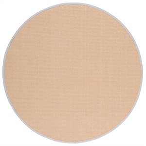 Safavieh NapaFauxSisal 100 6'-0&quotx6'-0&quotPolypropylenePowerLoomedRuginNatural/Beige