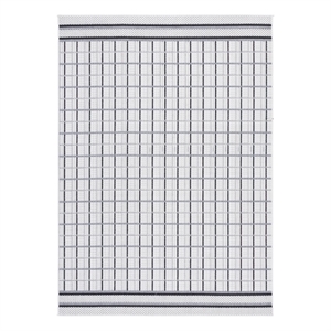 Safavieh Veranda 5'-3&quot x 7'-6&quot Polyester Power Loomed Rug in Gray/ Dark Gray