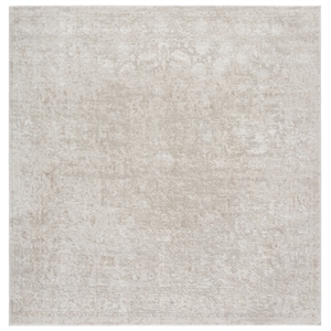 Safavieh Reflection 6'-7&quot x 6'-7&quot Polyester Power Loomed Rug in Beige / Ivory
