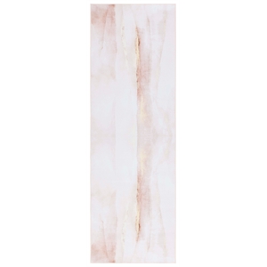 Safavieh Tacoma 2'-6&quot x 10'-0&quot Polyester Power Loomed Rug in Beige / Gold