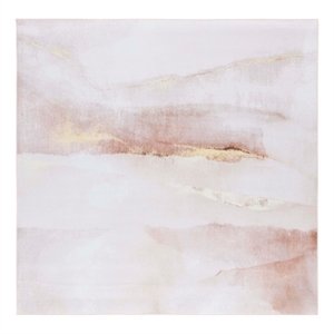 Safavieh Tacoma 4'-0&quot x 4'-0&quot Polyester Power Loomed Rug in Beige / Gold