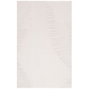 Safavieh Versailles 3'-0&quot x 5'-0&quot Polyester Power Loomed Rug in Ivory