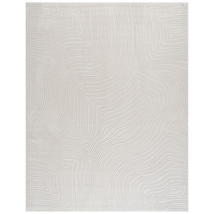 Safavieh Versailles 6'-0&quot x 9'-0&quot Polyester Power Loomed Rug in Ivory