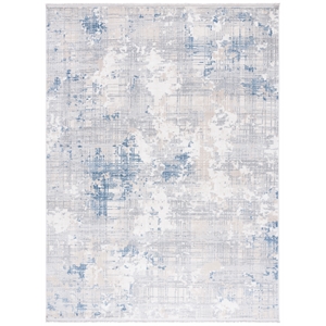 Safavieh Whisper 6'-0&quot x 9'-0&quot Polypropylene Power Loomed Rug in Gray/Blue/Ivory