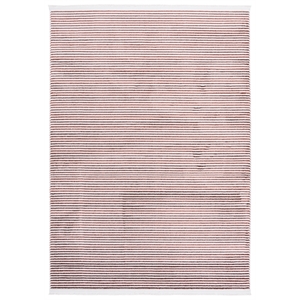 Safavieh Whisper 5'-3&quot x 7'-6&quot Polypropylene Power Loomed Rug in Rust / Ivory