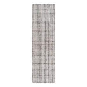 Safavieh Abstract 2'-3&quot x 8'-0&quotPolyester and Wool Hand Tufted Rug in Camel/Black