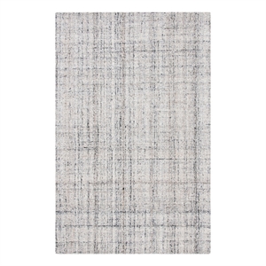 Safavieh Abstract 5'-0&quot x 8'-0&quotPolyester and Wool Hand Tufted Rug in Camel/Black