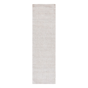Safavieh Abstract 2'-3&quot x 8'-0&quotPolyester and Wool Hand Tufted Rug in Ivory/Beige