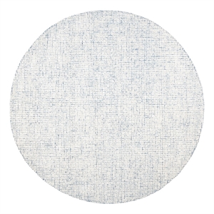 Safavieh Abstract 6'-0&quot x 6'-0&quot Wool Hand Tufted Rug in Ivory / Blue