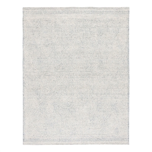 Safavieh Abstract 9'-0&quot x 12'-0&quot Wool Hand Tufted Rug in Ivory / Blue