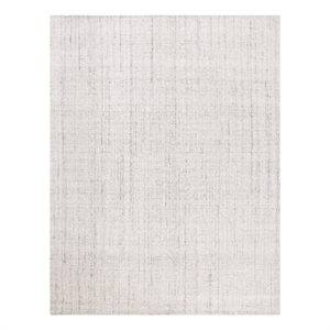 Safavieh Abstract 8'-0&quot x 10'-0&quotPolyester and Wool Hand Tufted Rug in Light Gray