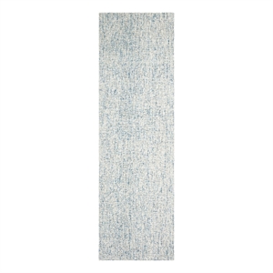 Safavieh Abstract 2'-3&quot x 8'-0&quot Wool Hand Tufted Rug in Ivory / Blue