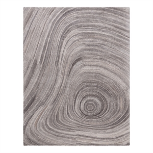 Safavieh Abstract 8'-0&quot x 10'-0&quot Polyester Hand Tufted Rug in Gray / Ivory