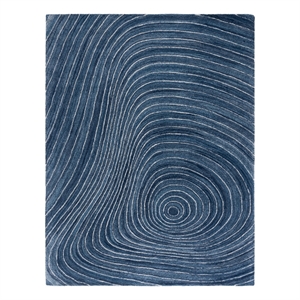 Safavieh Abstract 8'-0&quot x 10'-0&quot Polyester Hand Tufted Rug in Blue / Ivory