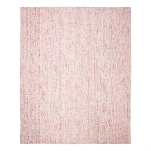Safavieh Abstract 6'-0&quot x 9'-0&quot Wool Hand Tufted Rug in Ivory / Pink