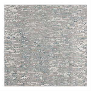 Safavieh Abstract 6'-0&quot x 6'-0&quot Wool and Cotton Hand Tufted Rug in Gray / Blue