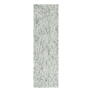 Safavieh Abstract 2'-3&quot x 8'-0&quot Wool Hand Tufted Rug in Green / Ivory