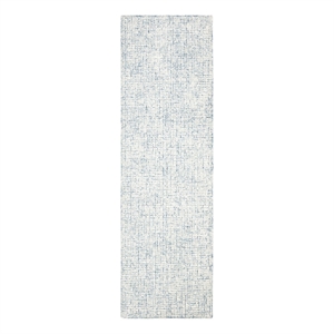 Safavieh Abstract 2'-3&quot x 8'-0&quot Wool Hand Tufted Rug in Ivory / Blue