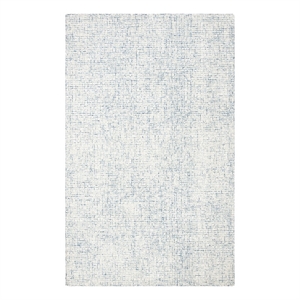 Safavieh Abstract 5'-0&quot x 8'-0&quot Wool Hand Tufted Rug in Ivory / Blue