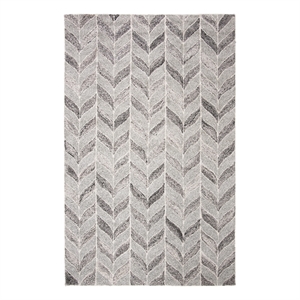 Safavieh Abstract 5'-0&quot x 8'-0&quot Wool Hand Tufted Rug in Gray
