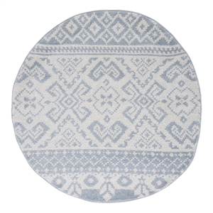 Safavieh Adirondack6'-0&quotx6'-0&quotJute and Polyester Power Loomed Rug in Slate/Ivory