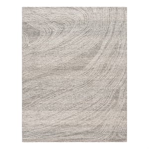Safavieh Abstract 10'-0&quot x 14'-0&quot Wool Hand Tufted Rug in Charcoal / Ivory