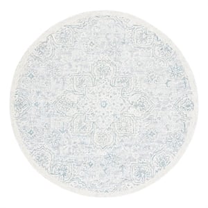 Safavieh Abstract 6'-0&quot x 6'-0&quot Wool Hand Tufted Rug in Gray / Beige