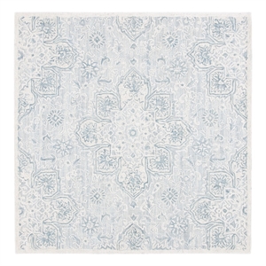 Safavieh Abstract 6'-0&quot x 6'-0&quot Wool Hand Tufted Rug in Gray / Beige