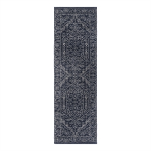 Safavieh Adirondack2'-6&quot x8'-0&quotJute and Polyester Power Loomed Rug in Navy/Ivory