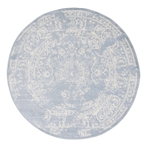 Safavieh Adirondack6'-0&quotx6'-0&quotJute and Polyester Power Loomed Rug in Slate/Ivory