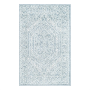 Safavieh Adirondack2'-6&quotx4'-0&quotJute and Polyester Power Loomed Rug in Slate/Ivory