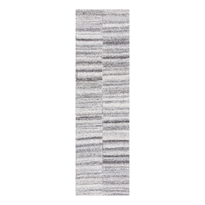 Safavieh Abstract 2'-3&quot x 8'-0&quot Wool Hand Tufted Rug in Gray