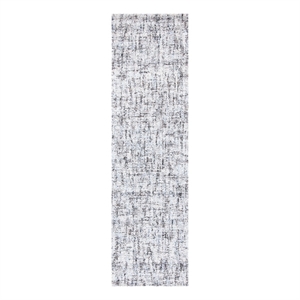 Safavieh Abstract 2'-3&quot x 8'-0&quot Wool Hand Tufted Rug in Gray / Beige