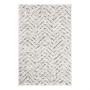 Safavieh Adirondack 2'-6&quot x 4'-0&quot Jute Power Loomed Rug in Ivory/Charcoal
