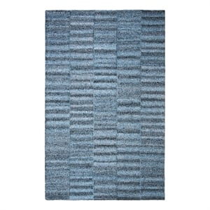 Safavieh Abstract 6'-0&quot x 9'-0&quot Wool Hand Tufted Rug in Gray / Charcoal