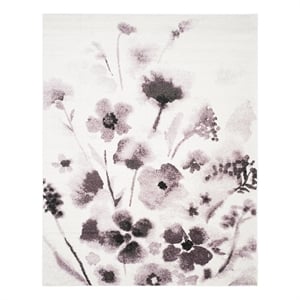 Safavieh Adirondack 6'-0&quot x 9'-0&quot Jute Power Loomed Rug in Ivory/Purple