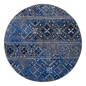 Safavieh Adirondack 4'-0&quot x 4'-0&quot Jute Power Loomed Rug in Silver/Multi-Color