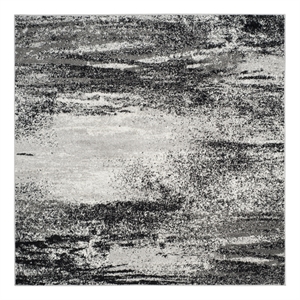 Safavieh Adirondack 10'-0&quot x 10'-0&quot Jute Power Loomed Rug in Silver/Multi-Color