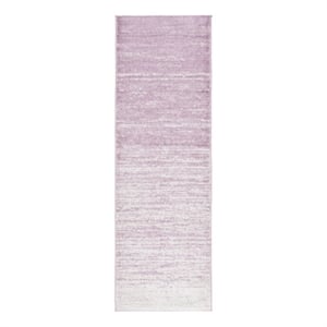 Safavieh Adirondack 2'-6&quot x 6'-0&quot Jute Power Loomed Rug in Cream/Purple