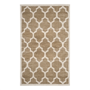 Safavieh Amherst 7'-0&quot x 7'-0&quot Power Loomed Rug in Wheat / Beige