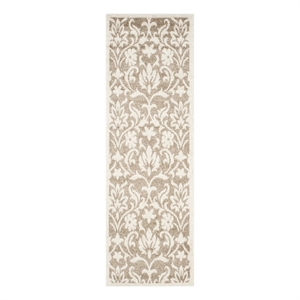 Safavieh Amherst 2'-3&quot x 9'-0&quot Power Loomed Rug in Wheat / Beige