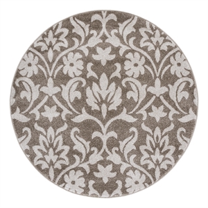 Safavieh Amherst 5'-0&quot x 5'-0&quot Power Loomed Rug in Wheat / Beige