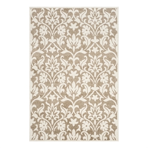 Safavieh Amherst 6'-0&quot x 9'-0&quot Power Loomed Rug in Wheat / Beige