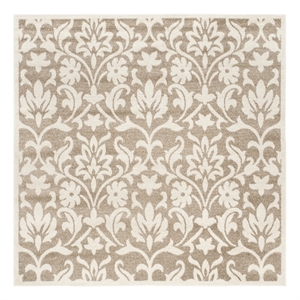 Safavieh Amherst 7'-0&quot x 7'-0&quot Power Loomed Rug in Wheat / Beige