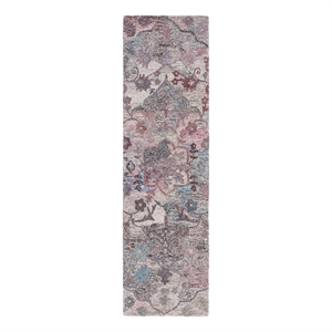 Safavieh Anatolia 2'-3&quot x 8'-0&quot Polyester Hand Tufted Rug in Brown / Pink